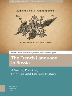 cover image of The French Language in Russia
